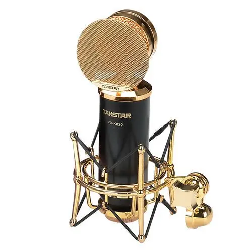Takstar PC K820/PC K820 Professional gold plated microphone For