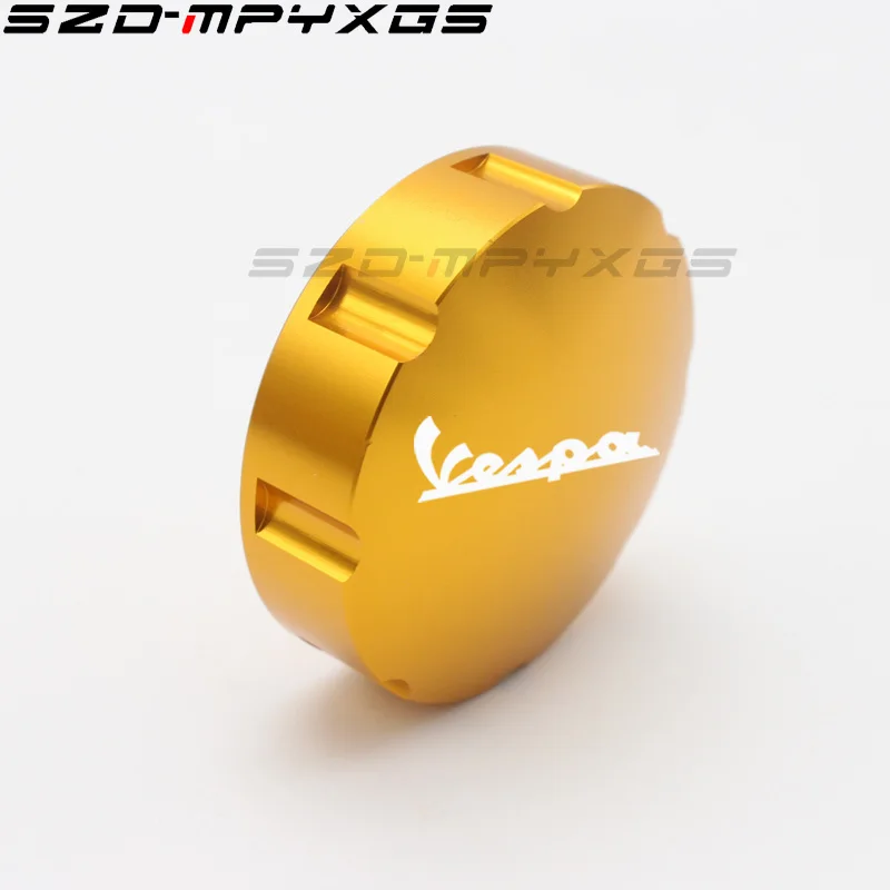 Скутер газовый фильтр горловины топливного бака Крышка для всех Vespa GTS GTV LX 60 125 250 300 primavera sprint - Цвет: Золотой