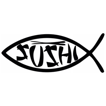 

15.6cm*5.8cm Sushi Fish Fashion Decor Stickers Decals Vinyl Car-Styling S4-0425
