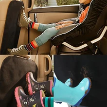 Универсальное автомобильное сиденье Черная защитная крышка для детей кик-мат грязевые чистые черные покупки детское автомобильное сиденье