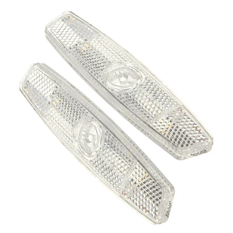 

Car 2pcs Bike Bicycle Spoke Reflector Safety Warning Light Safety Wheel Rim Reflective Light Mount Vintage Clip Tube Reflector