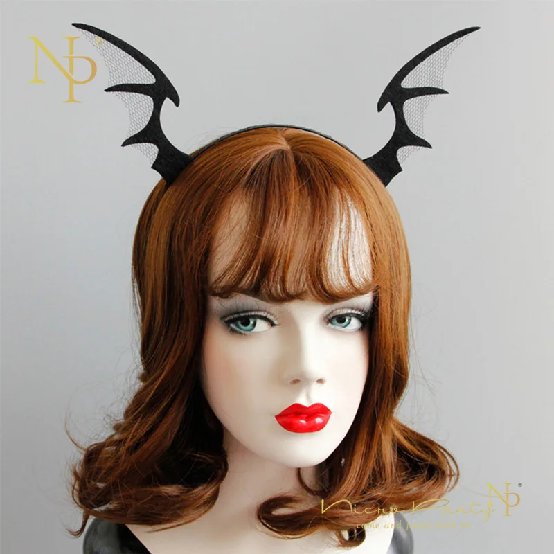 Nicro Devil Horn Hairband Headband Hair Accessories Hoop Scary Party