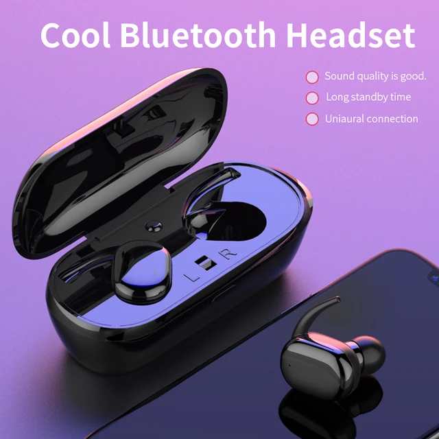 T2C наушники-вкладыши TWS с Беспроводной Мини Bluetooth наушники для Xiaomi huawei мобильные стерео наушник спортивные, наушное крепление для мобильного телефона с микрофоном Портативный зарядным устройством