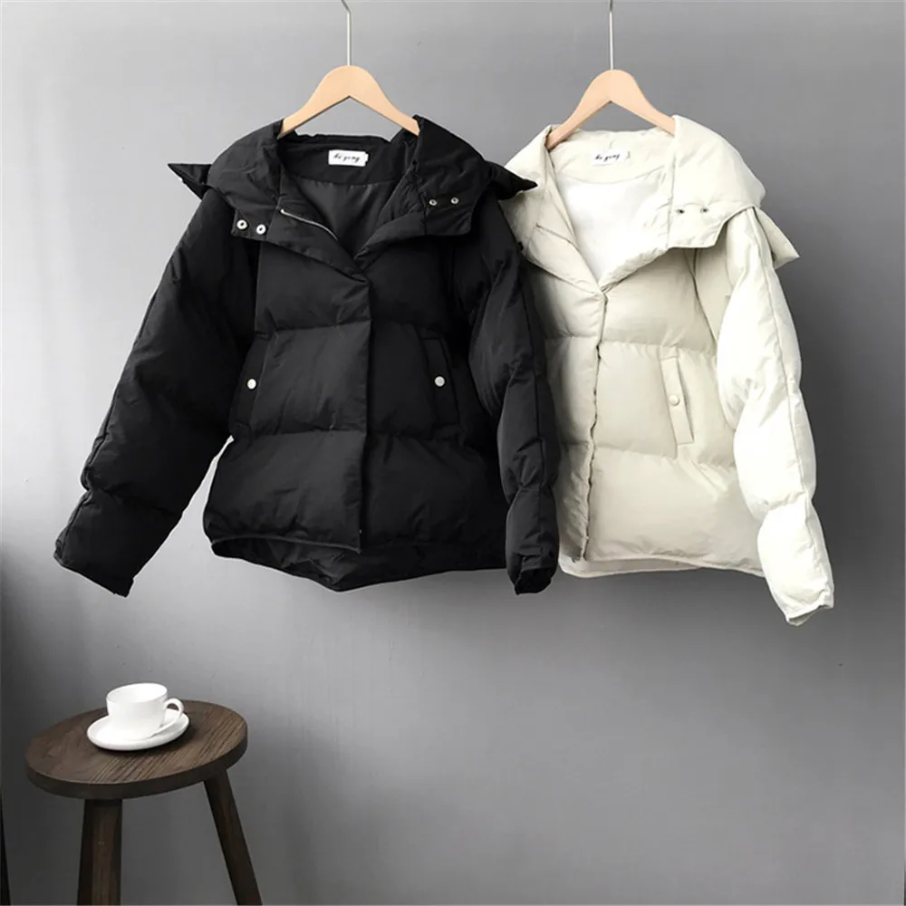 Winter Warm Teenage Girls' Thicken Coat 2018 Cotton Padded Women Hooded Coats Casual Parkas Thick Jacket Coat Hoodies Z8879 (13)