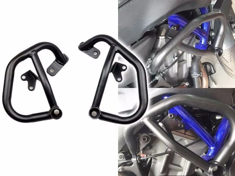 Защита двигателя бампер Защитная крышка Crash Bars Рамка протектор для Yamaha MT07 FZ07 2013 MT-07 FZ-07 FZ MT 07