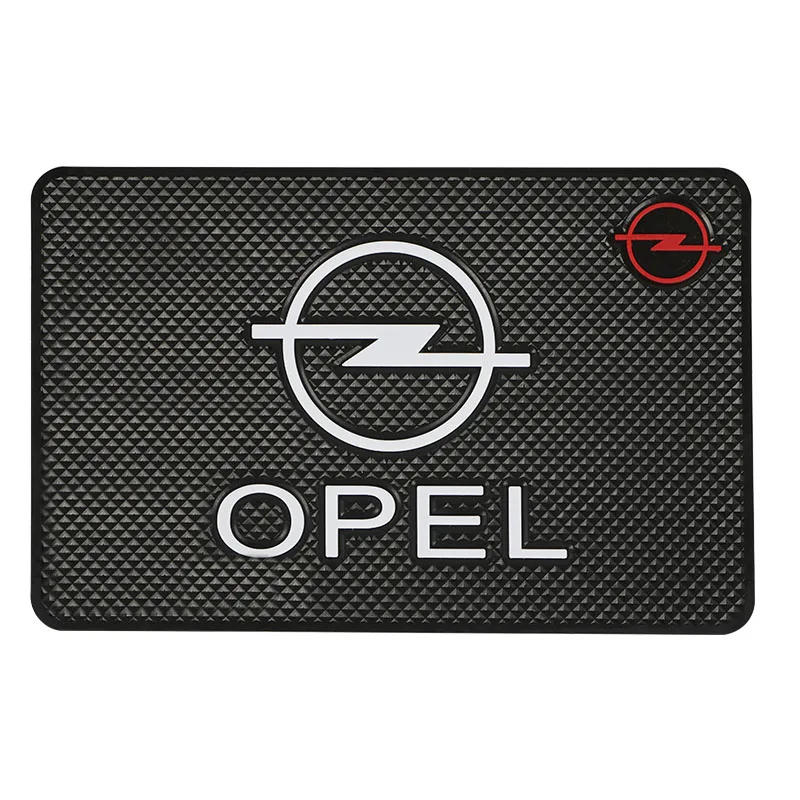 Автомобильный орнамент ПВХ Противоскользящий коврик липкий коврик автомобильный интерьер приборная панель нескользящий коврик для SAAB сиденья Lada Opel Abat Alfa DACIA - Название цвета: Opel