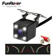 Funrover Impermeabile ccd Avanzata Dinamico Parcheggio Pista Vista Posteriore di Retromarcia CCD Della Macchina Fotografica HD 170 Gradi di visione notturna a prova di Polvere