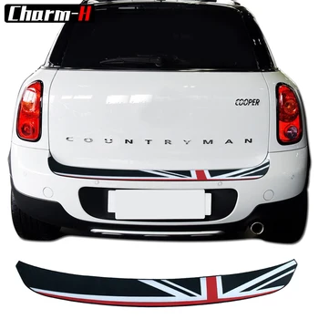 

Car Styling Rear Bumper Trunk load edge Protector Guard Soft Rubber Decal stickers for MINI Countryman R60 2010-2016 Accessories