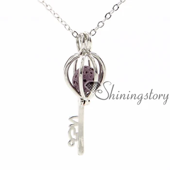 

key openwork essential oil diffuser necklace diffuser locket wholesale essential oil necklace diffuser oil diffusing necklace