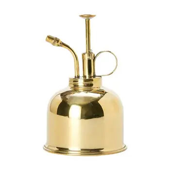 

Watering Fles Nordic Engels-Stijl Vintage Messing Succulenten Kleine Gouden Tuinieren Spuiten Kan Water Pot Garden Supplies 4