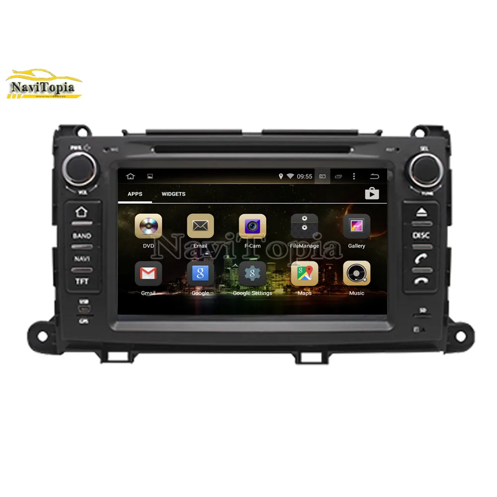 Cheap NAVITOPIA 4G RAM 64G ROM PX6 Six Core Android 9.0 Car DVD GPS Navigation for Toyota Sienna/XL30 2013 2014 2015 2016 2017 2018- 8