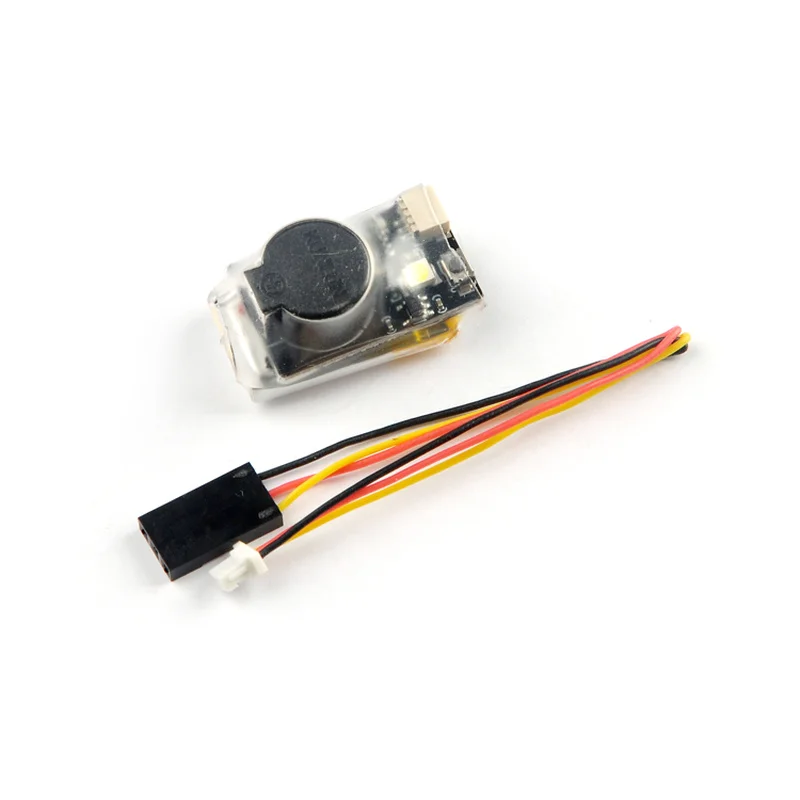 

Happymodel DT-B90 90dBi Finder Buzzer Alarm 4.5-9V Input Built-in Battery with LED Light ffor RC FPV Racing Drone