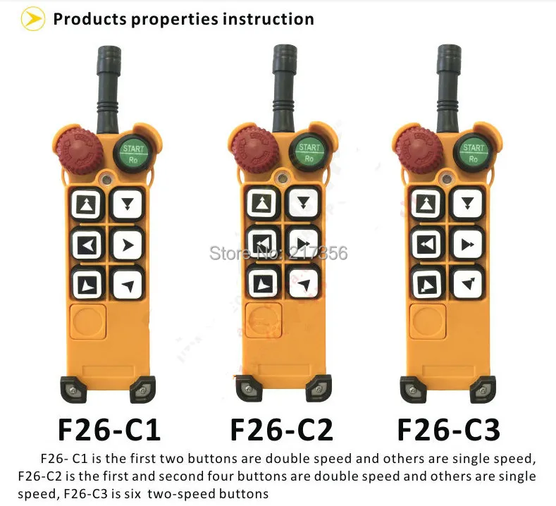 F26-C2(включает 1 передатчик и 1 приемник)/кран пульт дистанционного управления/беспроводной пульт дистанционного управления/Uting пульт дистанционного управления