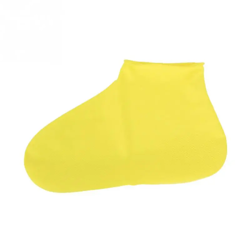 Открытый походный инструмент гаджеты водонепроницаемая обувь унисекс галоши ботинки противоскользящие многоразовые дождевые бахилы - Цвет: Yellow S