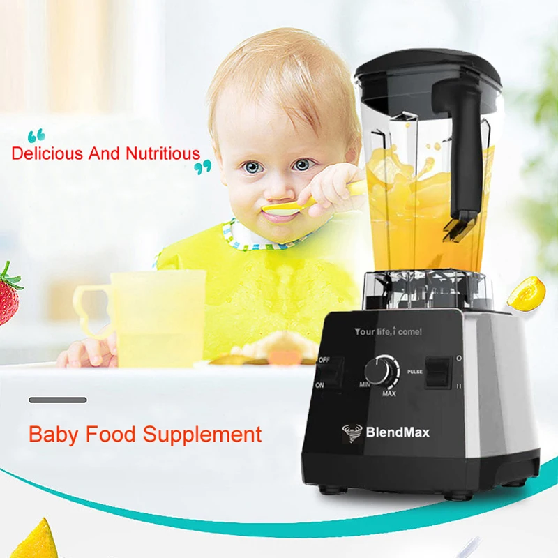 BPA бесплатно 3HP 2200 W тяжелых коммерческих Класс блендер миксер соковыжималка