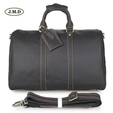 Подлинные отлично Винтаж кожи унисекс простым и модным дизайном для мальчиков и девочек Портативный косметичка для путешествий, командировок портфели вещевой мешок 7156LA