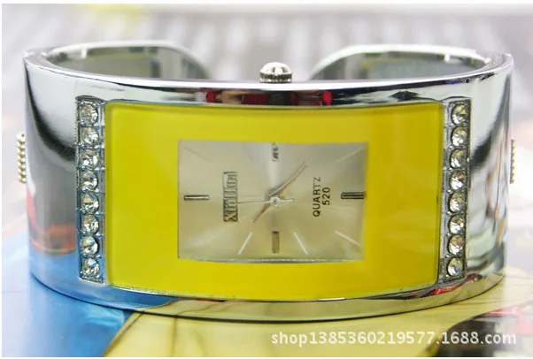 Fashion Brand Square Rectangle Wrist Watches For Women Quartz Rhinestone Full St Fashion Brand Square Rectangle Wrist Watches For Women Quartz Rhinestone Full St