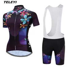 MTB велосипед Джерси нагрудник шорты набор Ropa Ciclismo maillot Женская велосипедная одежда Топ Нижняя летняя спортивная футболка для бега
