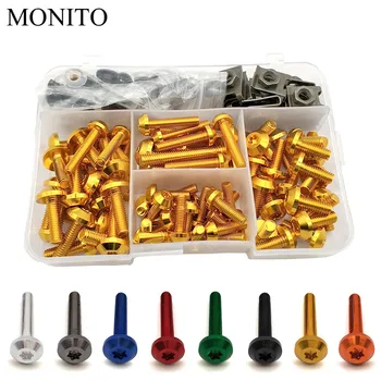 

For KAWASAKI NINJA 650R ER6F ER6N ZZR1200 ER5 GPZ500 EX500 Motorcycle Fairing Bolts Nuts Body Fastener Clips Screws Accessories