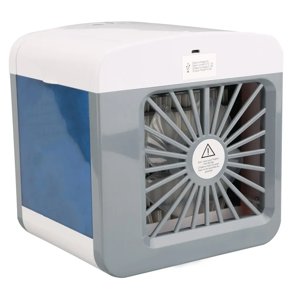 Convenient Air Cooler Fan Portable Digital Air Conditioner Humidifier Space Easy Cool Purifies Air Cooling Fan for Home Office