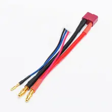 1PCS RC 4.0mm Banana Male Plug to T plug Female RC Lipo Battery Balance Charge Cable XT60 to 4.0mm Bullet Connect DJI Phantom