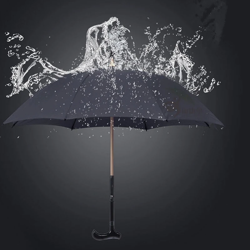 Ceny Mężczyźni parasol kreatywny trzciny wspinaczka parasolka z długim uchwytem parasol mężczyzna antypoślizgowe kijki trekkingowe męskie wiatroszczelne parasole sprzęt przeciwdeszczowy