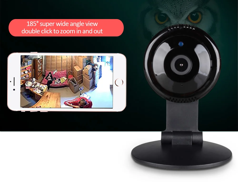 mini ip camera wide angle fisheye panoramic (5)
