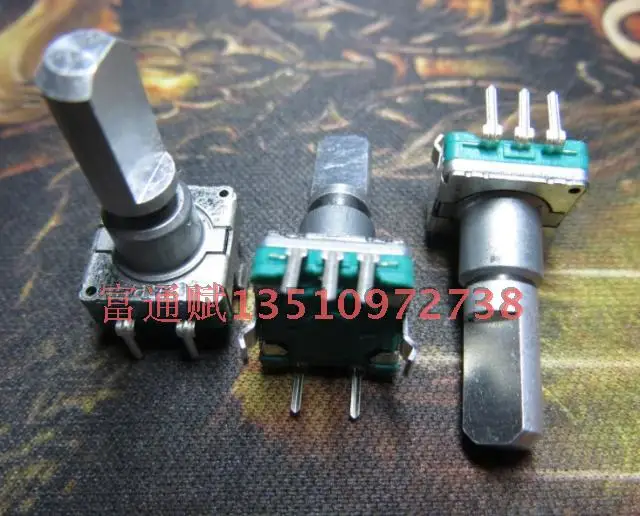

[VK] Japan ALPS import encoder pulse switch 360 degrees EC11-30 bit 15 pulse 20F 20mm handle switch