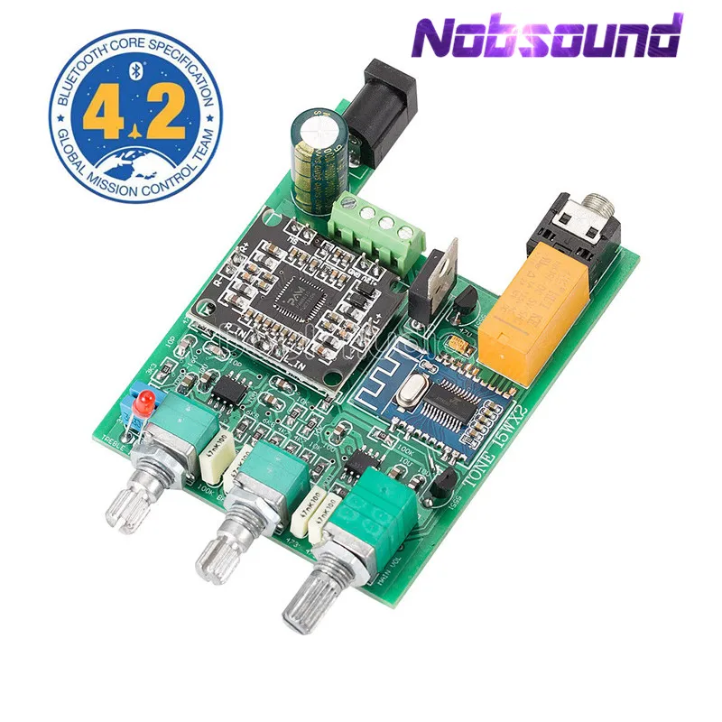 Nobsound Bluetooth 4,2 цифровой усилитель мини усилитель мощности стерео Hi-Fi 30 Вт