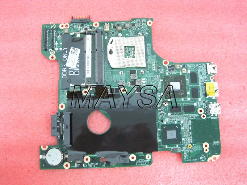 Системная плата 0FR3M 00FR3M подходит для DELL INSPIRON 14R N4110 Socket PGA 988 материнская ноутбука