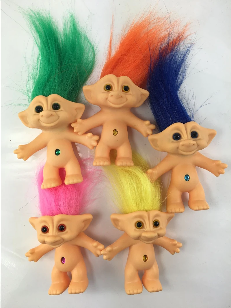 

1pcs Troll Doll Leprocauns Dam Dolls 10cm Kids Toys
