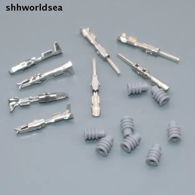 Shhworldsea 100 комплектов = 400 шт 1 5 мм Папа + женщина уплотнения обжимные клеммные