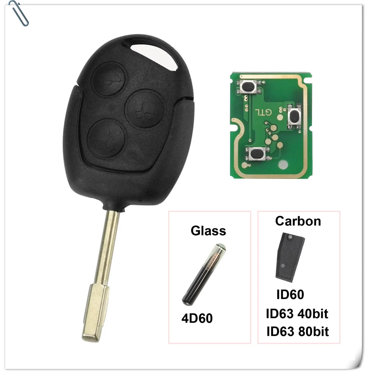 Keyforkess 3 pulsanti telecomando portachiavi 315Mhz 433MHz 4D60 ID63 Chip per Ford Mondeo Focus Fusion Fiesta Galaxy Transit chiave completa per auto 7 Keyforkess 3 pulsanti telecomando portachiavi 315Mhz 433MHz 4D60 ID63 Chip per Ford Mondeo Focus Fusion Fiesta Galaxy Transit chiave completa per auto - HTB1heFId8Cw3KVjSZR0q6zcUpXa6
