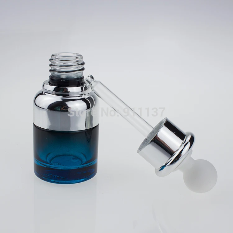 

100pcs wholesale Empty dropper bottle 20ml, blue essential oil bottle wholesale, buy empty 20ml glass droppers bottles