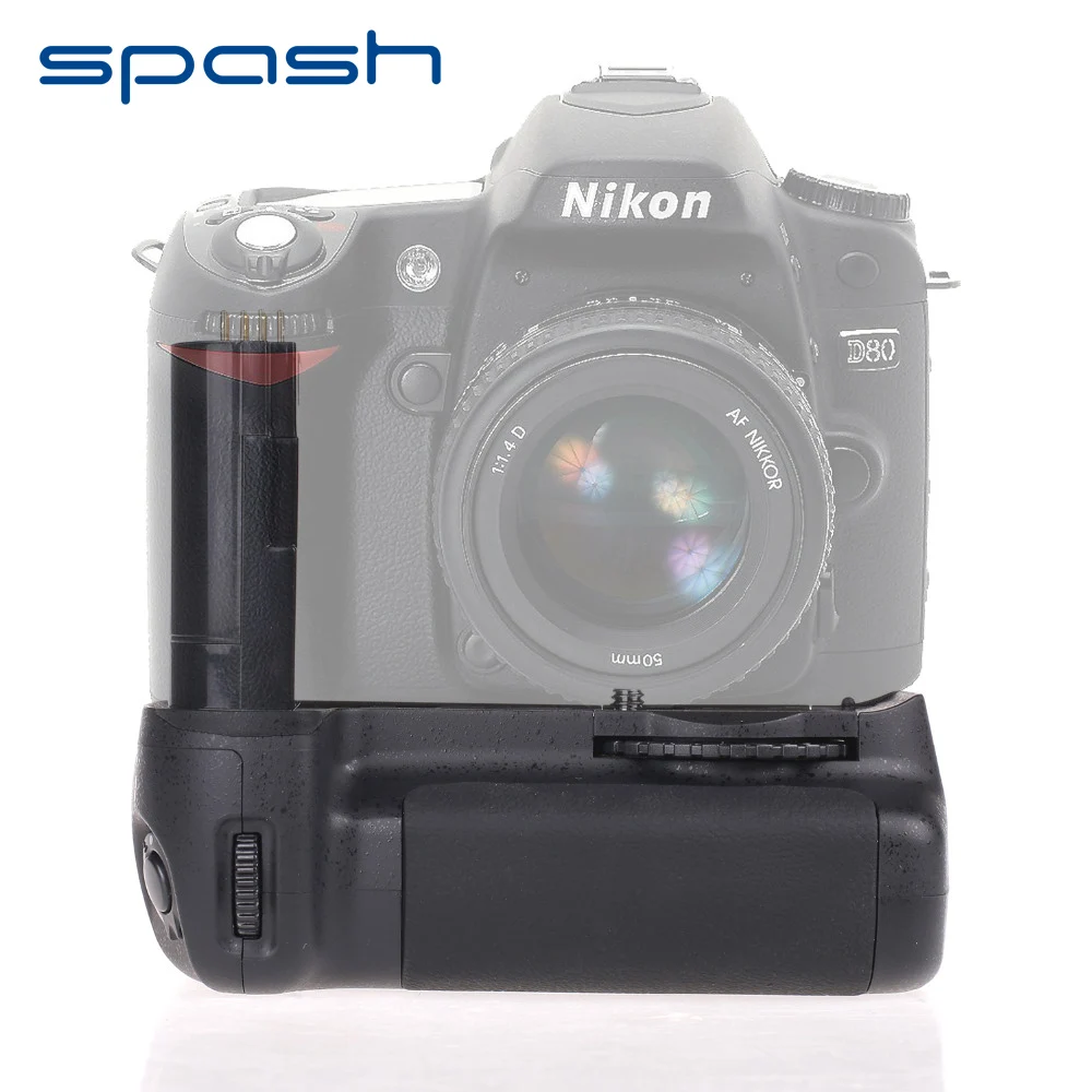 spash Multi power Vertical Battery Grip for Nikon D90 D80 DSLR Camera Replacement MB D80 Battery