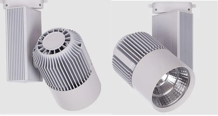 Faixa de Luz Luzes do Trilho para Roupas Fonte Spotlight Pingente Loja Luz Pista Ac85-265v Spotlighting Cob Led 20w 4 Luzes e Iluminação