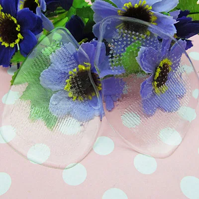 

1 Pair New Clear Gel Silicone Cushion Woman Ladies Girls Soft Shoe Pads Insoles Inserts Foot Care 8.5*6.5cm