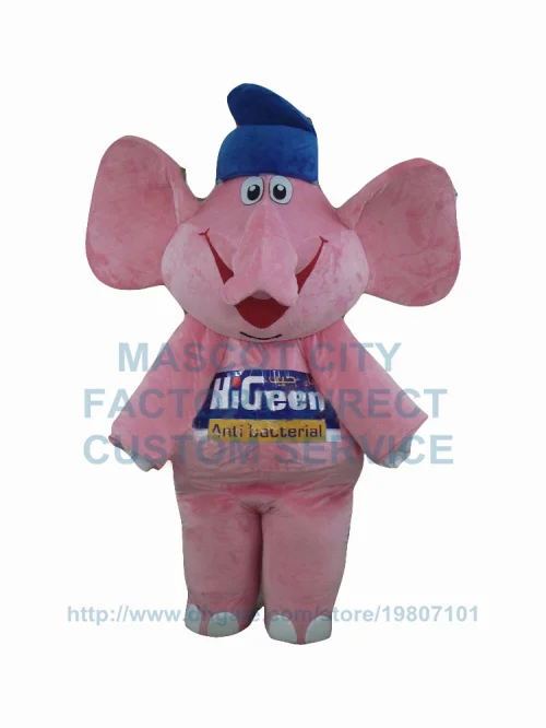 

new pink elephant mascot costume for adult advertising custom anime cartoon theme cosply costumes carnival fancy dress 3430