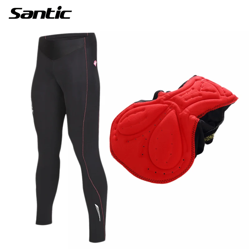 

Santic Cycling Pants Summer Bicycle Pants Women 5 Hours Coolmax Padded Tight Road Mountain Bike Trousers Pants Ciclismo