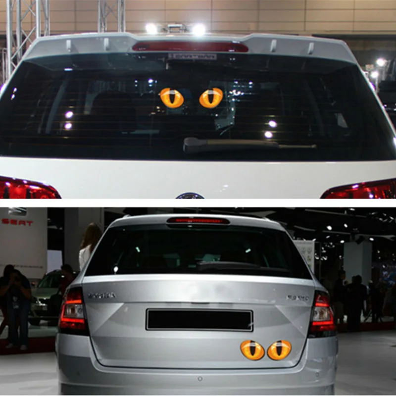 Стикеры автомобили тюнинг автомобильные товары забавные кошачьи глаза