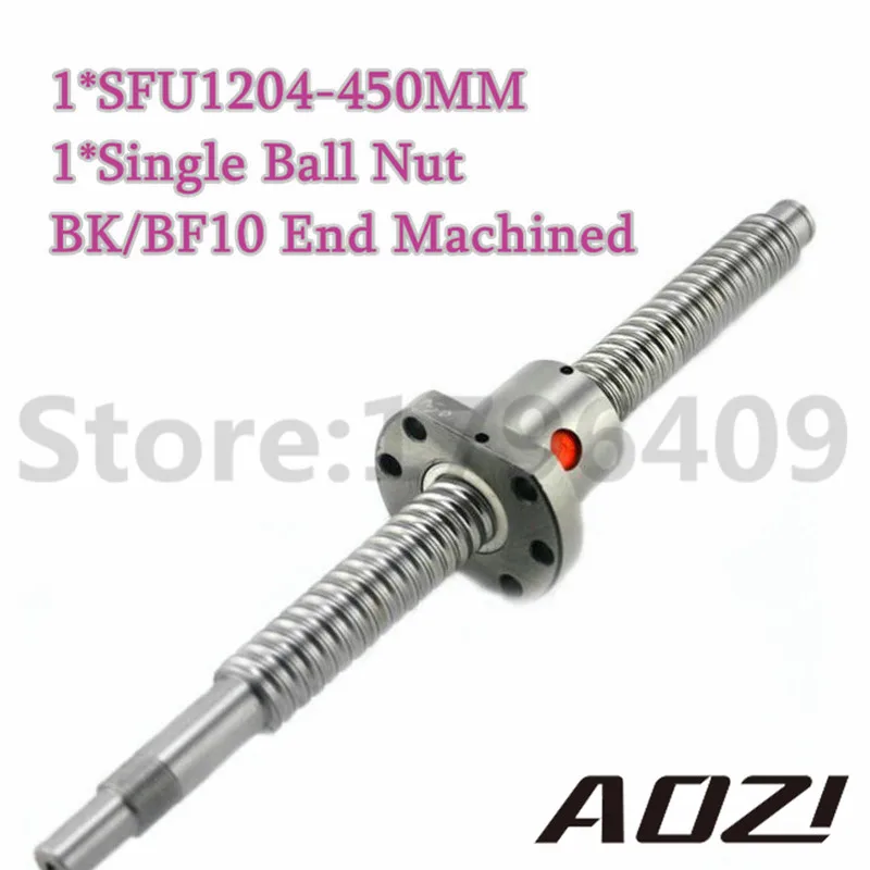 

Ballscrew SFU1204 With 450mm Length/1pc RM1204 Single Ballnut/BK/BF12 Standard End Machined For CNC Part Free Shipping