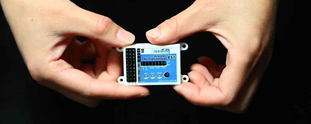 Freewing 3 Axis Flight Controller FPV Stabilizer E51 Gyro for RC Airplanes