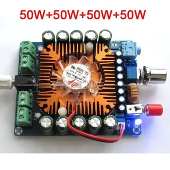 

DC 12V TDA7850 4 Channel 50W*4 HIFI Car stereo Audio POWER Amplifier Board + Fan