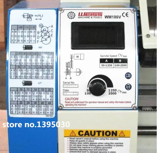 LV180X300 Mini Lathe Varible Speed Readout Lathe Micro Lathe, Metalworking Machine 600W LV180X300 Mini Lathe Varible Speed Readout Lathe Micro Lathe, Metalworking Machine 600W