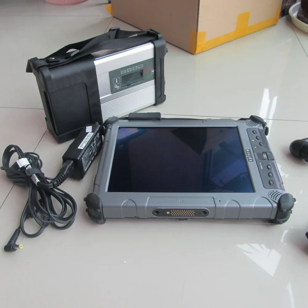 Mb star c5 sd подключения + mb ssd программное обеспечение v2019.12 установлен с ix104 i7 4 Гб