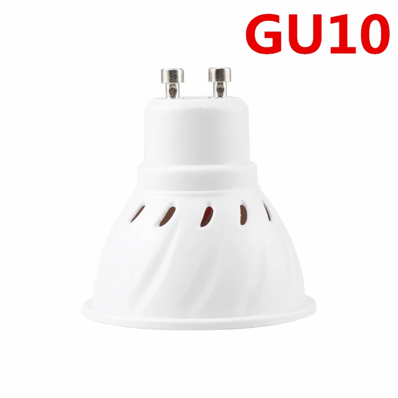 Светодиодный прожектор лампы 220V 230V E27 GU10 MR16 GU5.3 Точечный светильник SMD2835 48/60/80 светодиодный s Точечный светильник для Кухня домашний Декор Светильник Инж - Испускаемый цвет: GU10