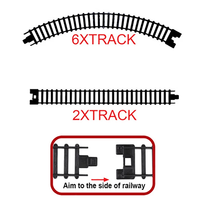 Электрический гоночный вагон детский поезд трек модель игрушки Детский Железнодорожный трек гоночный Дорожный транспорт строительный слот наборы 2 цвета
