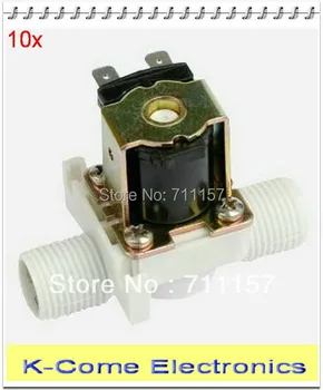 

12V Plastic Water Solenoid Valve N/C 1/2"BSPP 2Way Nylon Plastic Solar Solenoid Valve Water Air Gas