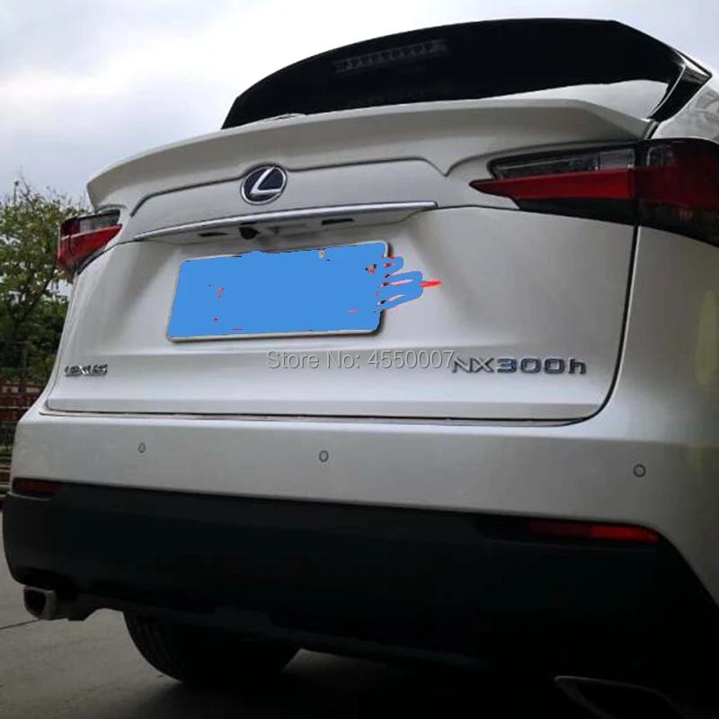 Для lexus NX200 NX200T NX300 спойлер высокого качества ABS Материал заднее крыло автомобиля задний спойлер для LEXUS NX