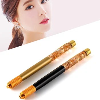 

Professional Gold Foil Microblading Pencil Manual Eyebrow Makeup Tattoo Pen New